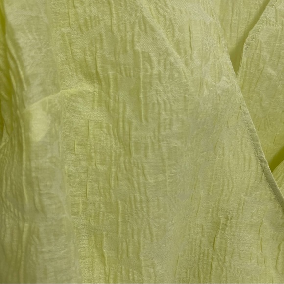 H&M Yellow Wrap Blouse - Picture 3 of 5